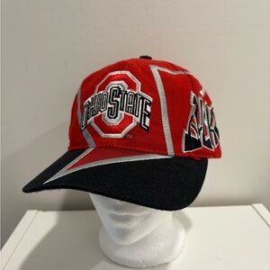 Rare Vintage 90s Ohio State Buckeyes Top Of The World SnapBack Hat OSFA NCAA